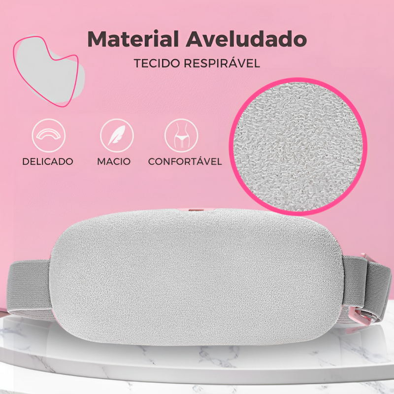 Massageador Térmico Para Alívio da Cólica Menstrual - Alivium™