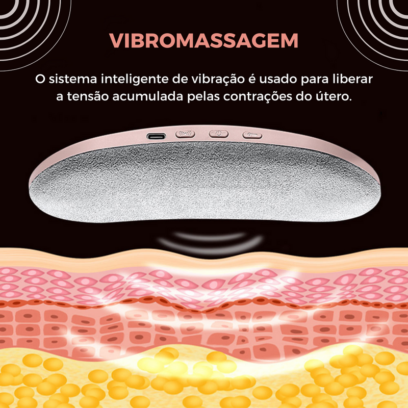 Massageador Térmico Para Alívio da Cólica Menstrual - Alivium™