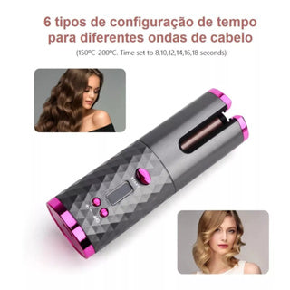 Modelador de Cachos Sem Fio USB Revlon Volumizer Plus